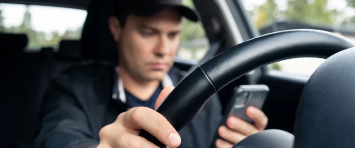 Accidente de la motocicleta de Oklahoma Crashes Caused by Distracted Drivers Texting While Driving